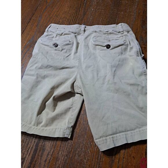 31" Waist American Eagle Classic Fit Active Flex Khaki Tan Shorts - Picture 6 of 6